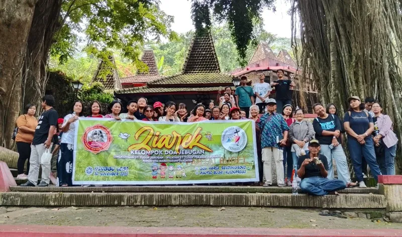 Umat Santo Yusuf Jebugan Berziarah ke Sendangsono, Pererat Iman dan Solidaritas